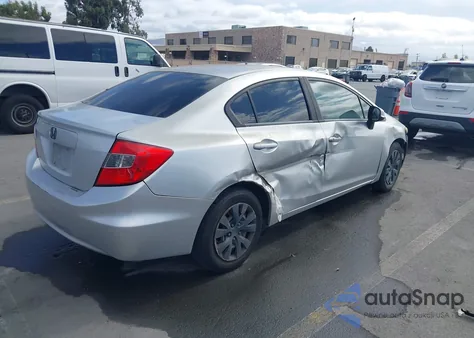 2012 Honda Civic Lx from USA, damaged, VIN 2HGFB2F50CH558628